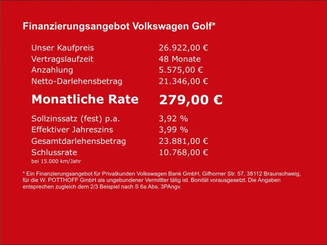 Volkswagen Golf GTI NAVI KAMERA LM18 PDC LED