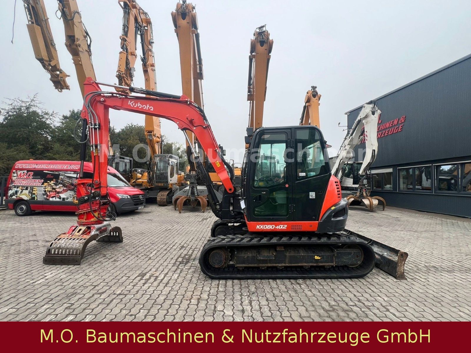 Fahrzeugabbildung Kubota Kubota KX 080 -4a2 / Rotar RG 9N Sortiergreifer/