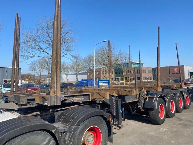 Doll 4 AXLE - BPW - WOOD / HOLZ / TIMBER TRANSPORTER