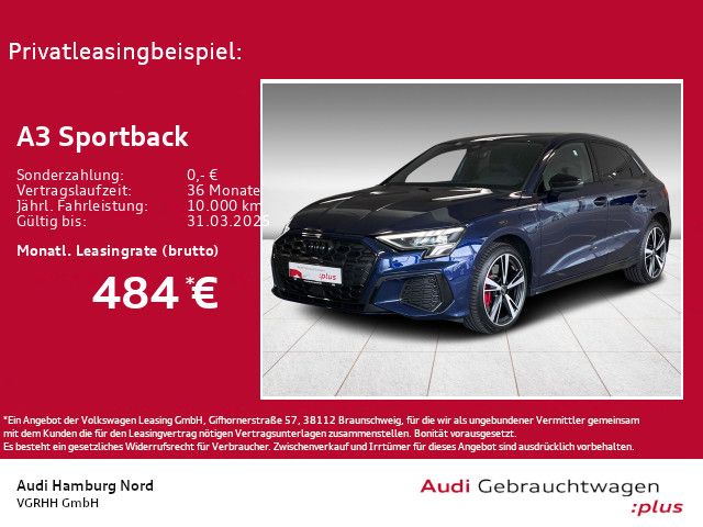 Audi A3 Sportback 45 TFSIe S line S tronic Navi LED