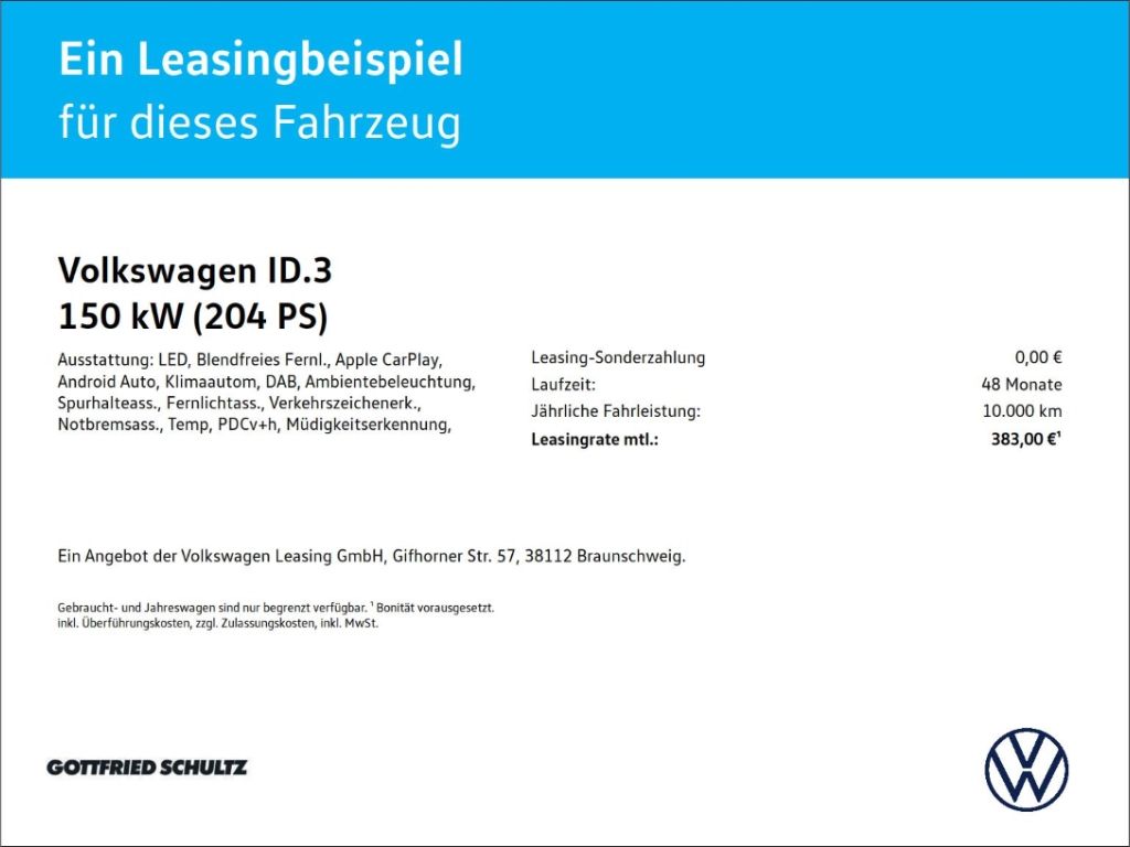 Volkswagen ID.3 Pro LED PDC AppConnect imagem 2