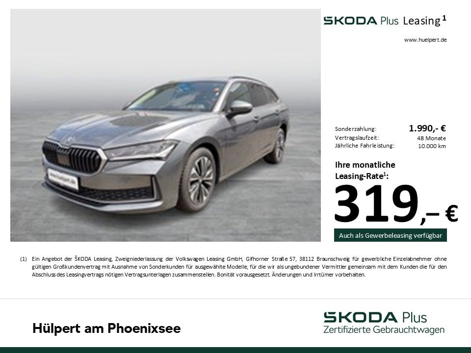 Skoda Superb Combi 2.0 SELECTION AHK CAM ACC MATRIX imagem 3