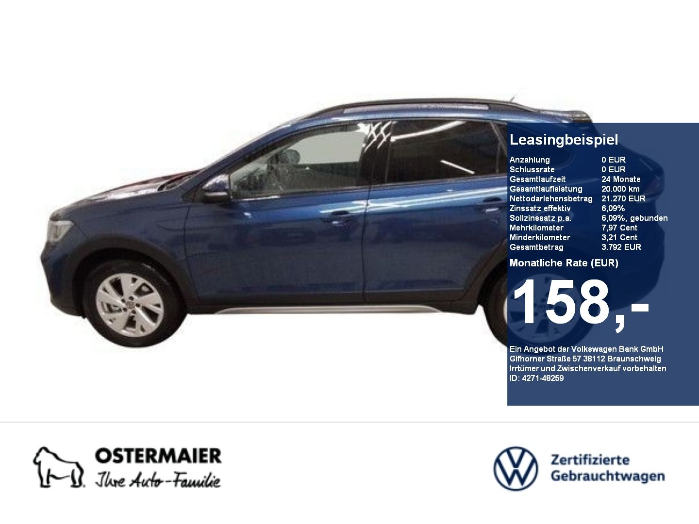 Volkswagen Taigo LIFE 1.0TSI 95PS 5J-G.KAMERA.NAVI+VC.LED.A