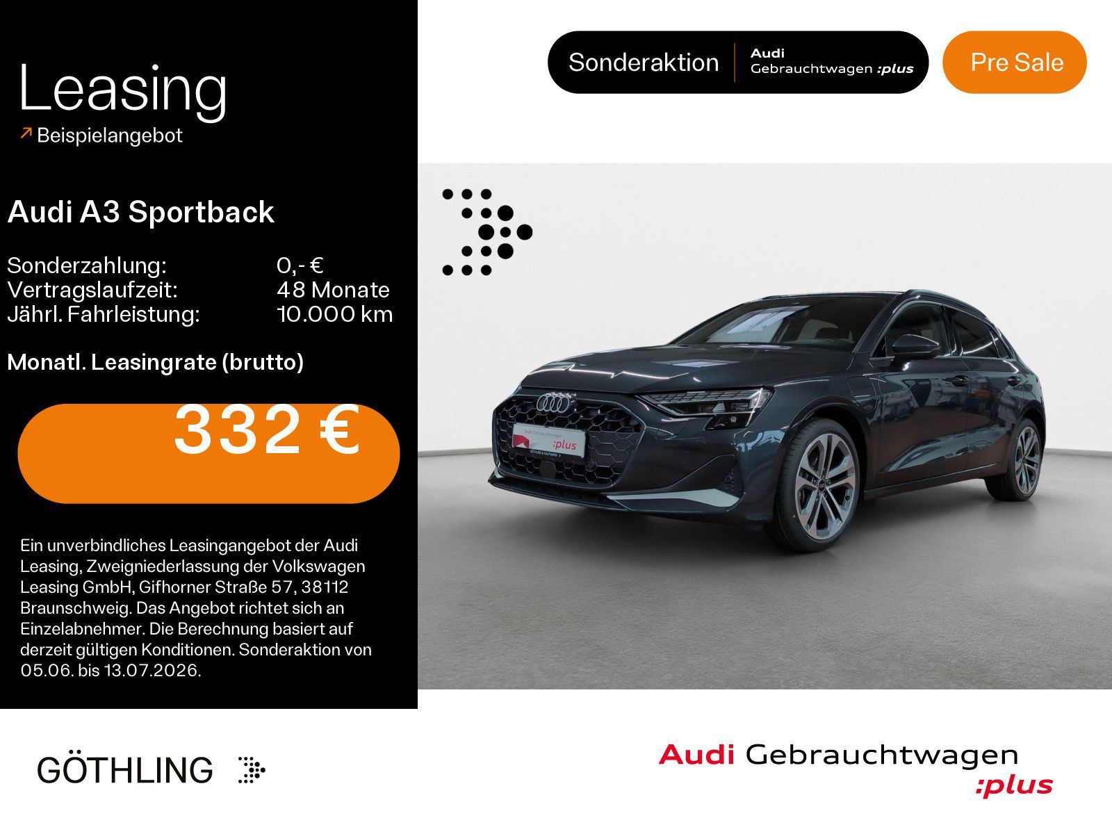 Audi A3 Sportback 40 TFSIe Advanced S tro*HUD*Sonos*L
