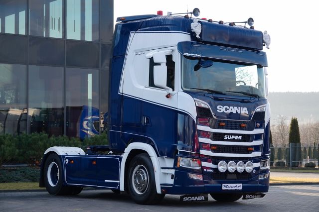 Scania S 580 / V8 / RETARDER / FULL AIRMATIC / I-PARK C