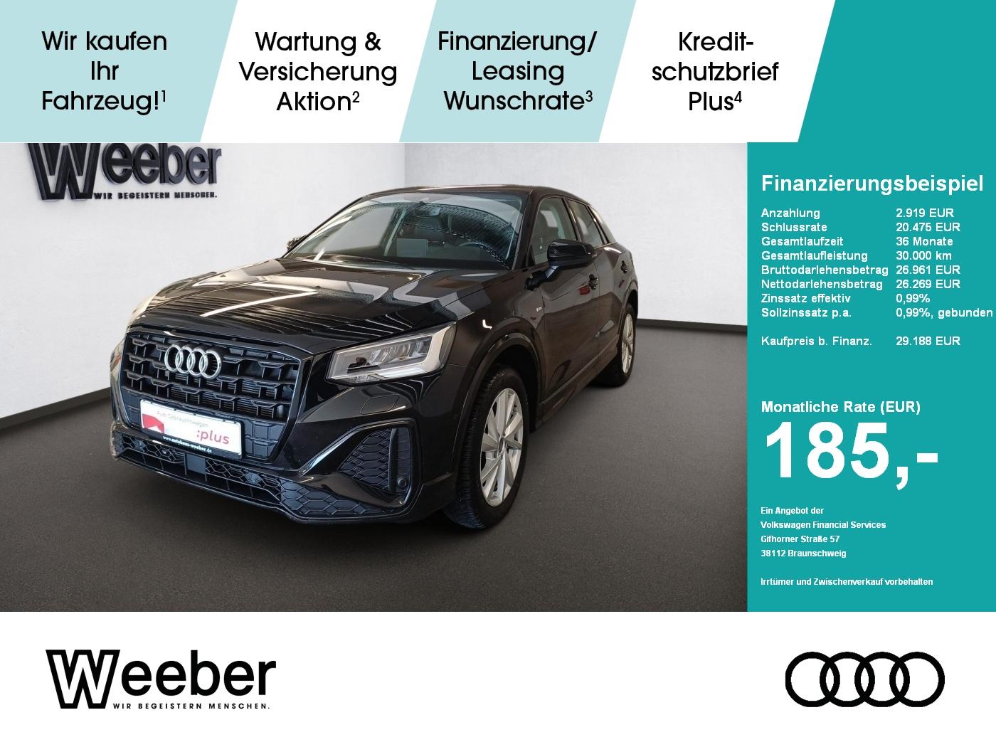 Audi Q2 S line *KAMERA*NAVI*BLACKSTYLE*APP CONNECT*