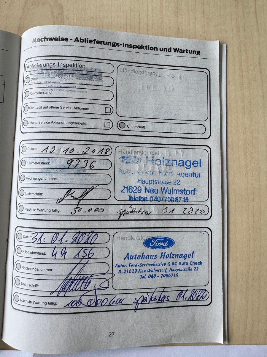 Fahrzeugabbildung Ford TOURNEO CUSTOM 2.2 TDCI WESTFALIA EUROLINE STHD