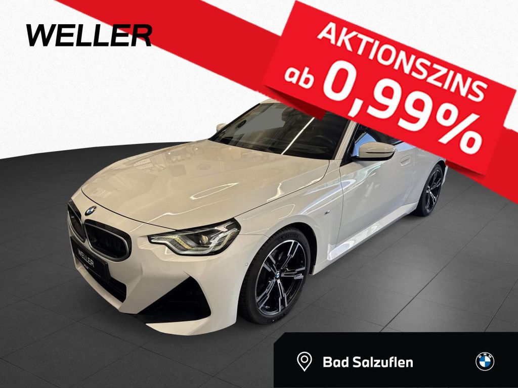 BMW 220d Coupé M Sport 360° AHK HUD DrAs adptLED