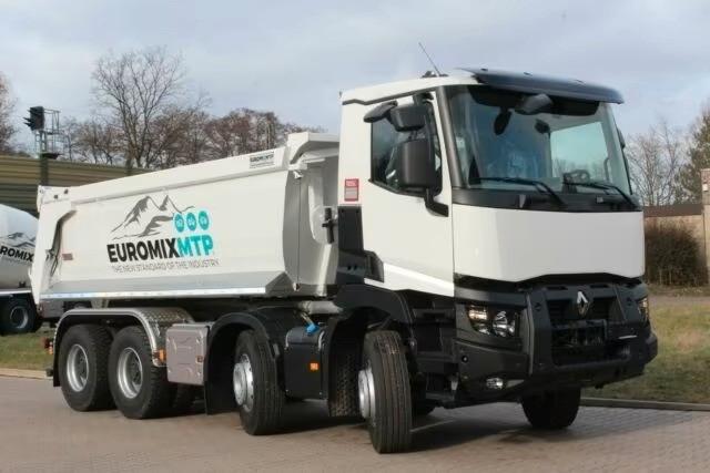 Renault K480 8X4 EuromixMTP Kipper