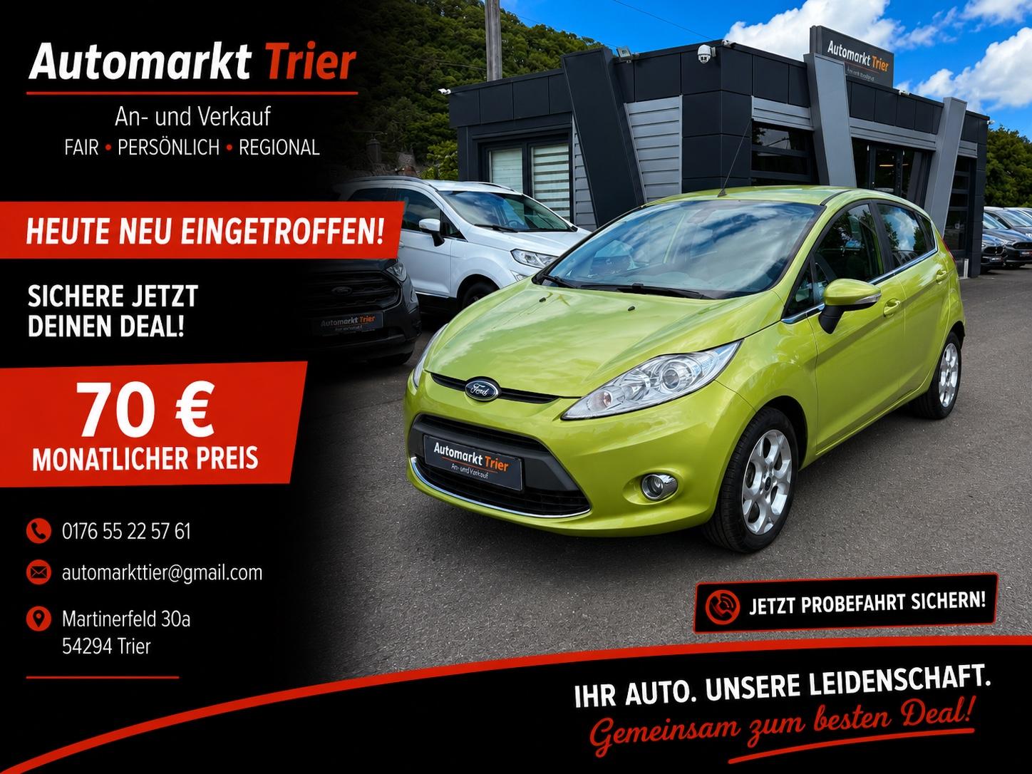 Ford Fiesta! 1. Hand! TÜV NEU! Scheckh.! Wenig KM!