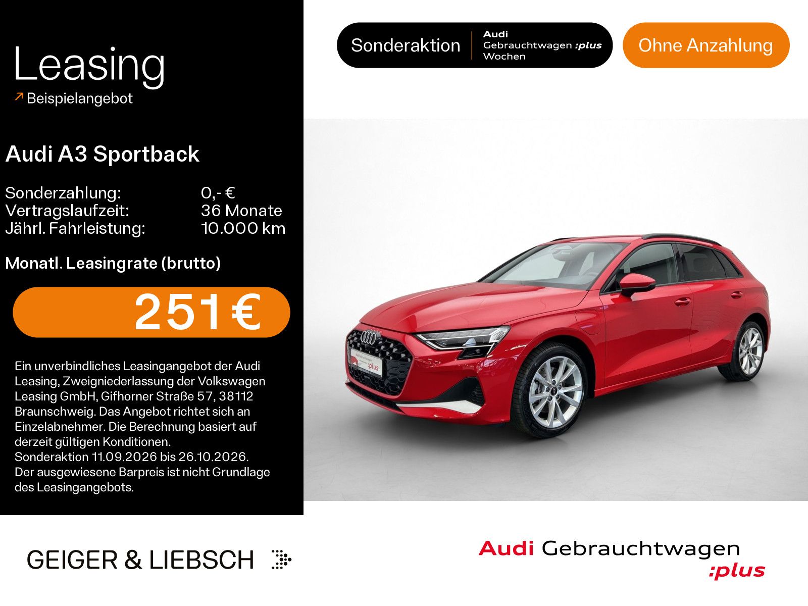Audi A3 Sportback 40 TFSIe advanced*NAVI-PLUS*LED*SHZ