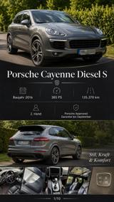 Porsche Cayenne Diesel S  Approved, Panorama, B - Porsche Cayenne Gebrauchtwagen in Hamburg
