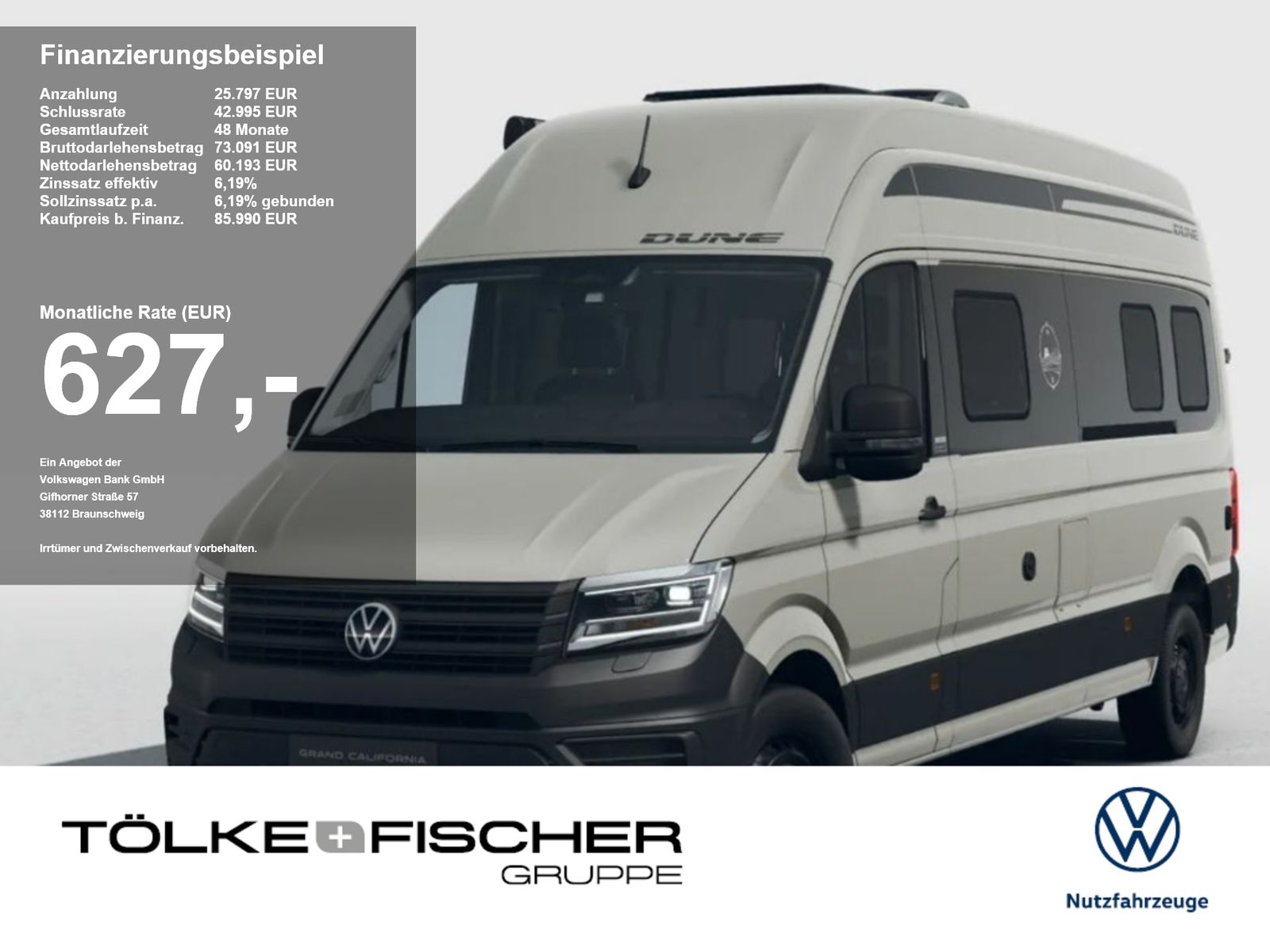 Volkswagen Crafter Grand California 680 Dune Autom. ACC4tzG