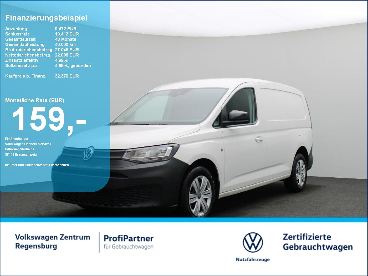 Volkswagen Caddy Maxi Cargo 2.0 TDI DSG ACC ParkAssist Spur