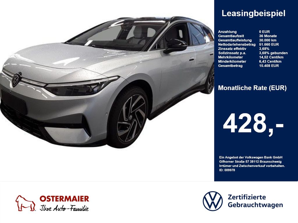 Volkswagen ID.7 Tourer PRO S 286PS NP.80T AHK.PANO.NAVIPRO.