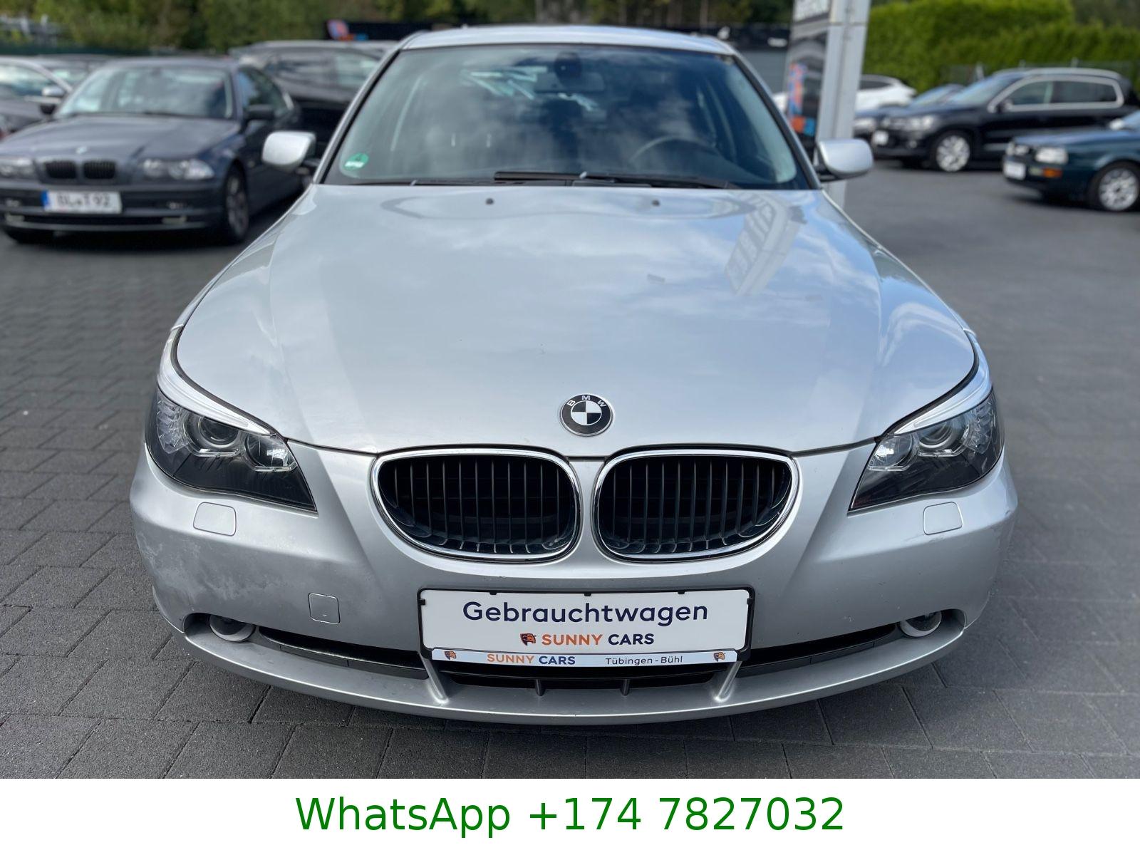 BMW 520*E60*TÜV8/2027*SPORTAUSPUFF*KLIMA