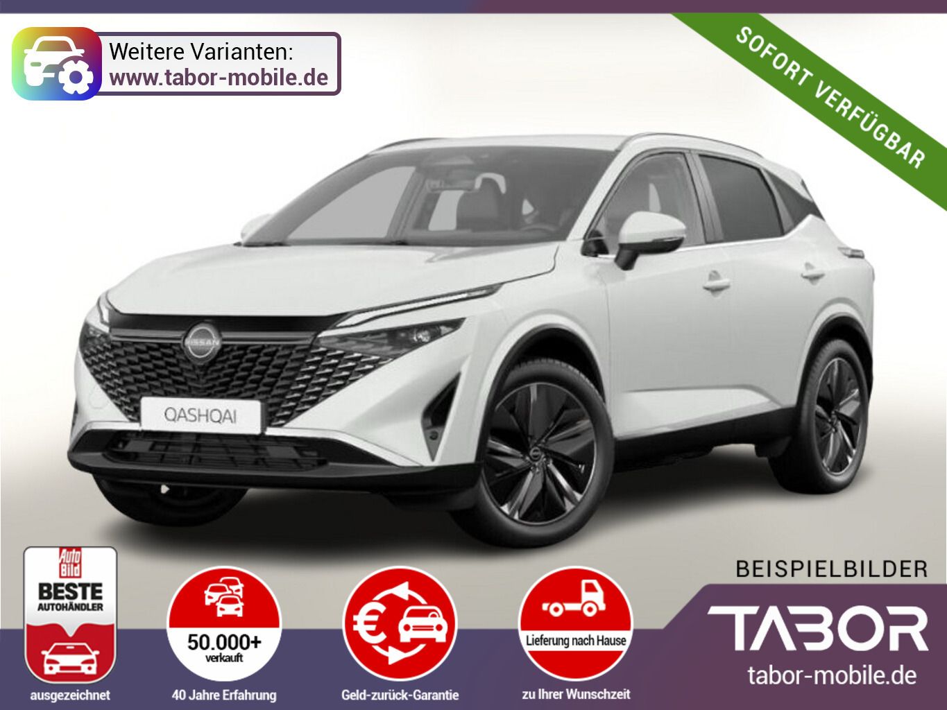 Nissan Qashqai AT Tekna Pano HUD eHk SHZ ACC 19"LM Nav