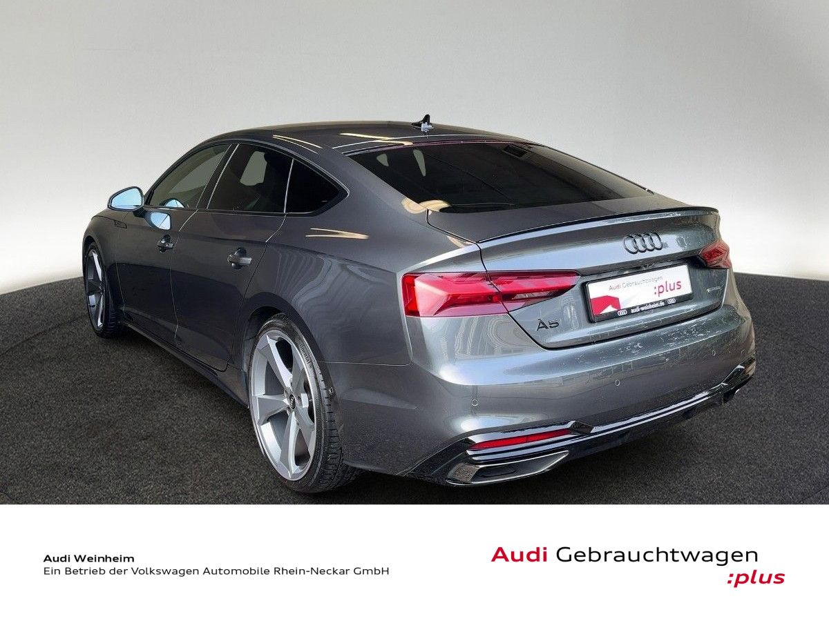Audi A5 Sportback 40 TFSI quattro Black S-Line Matrix foto 4