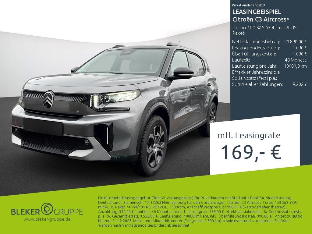 Citroën C3 Aircross Turbo 100 S&S YOU mit PLUS Paket