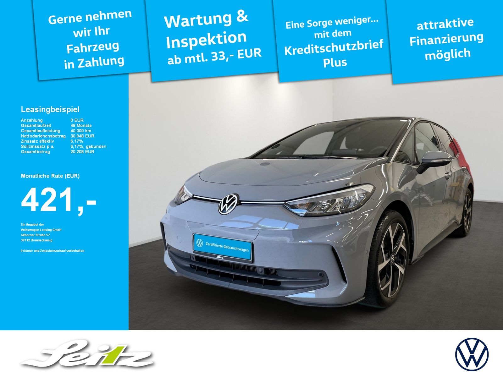 VW ID.3 Pro Move *LED*KAMERA*NAVI*SITZHZG*APPCON*AC