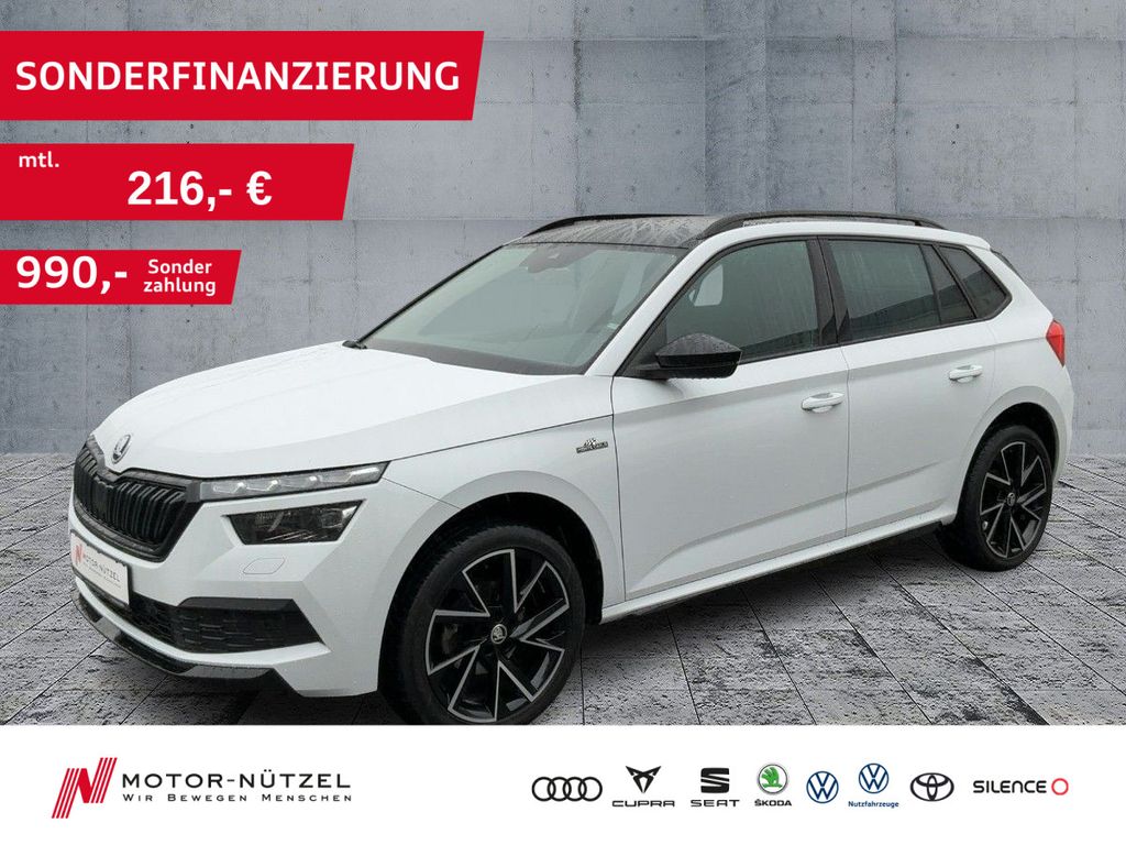 Skoda Kamiq 1.0 TSI MONTE CARLO LED+AHK+PANO+NAV+2xSHZ