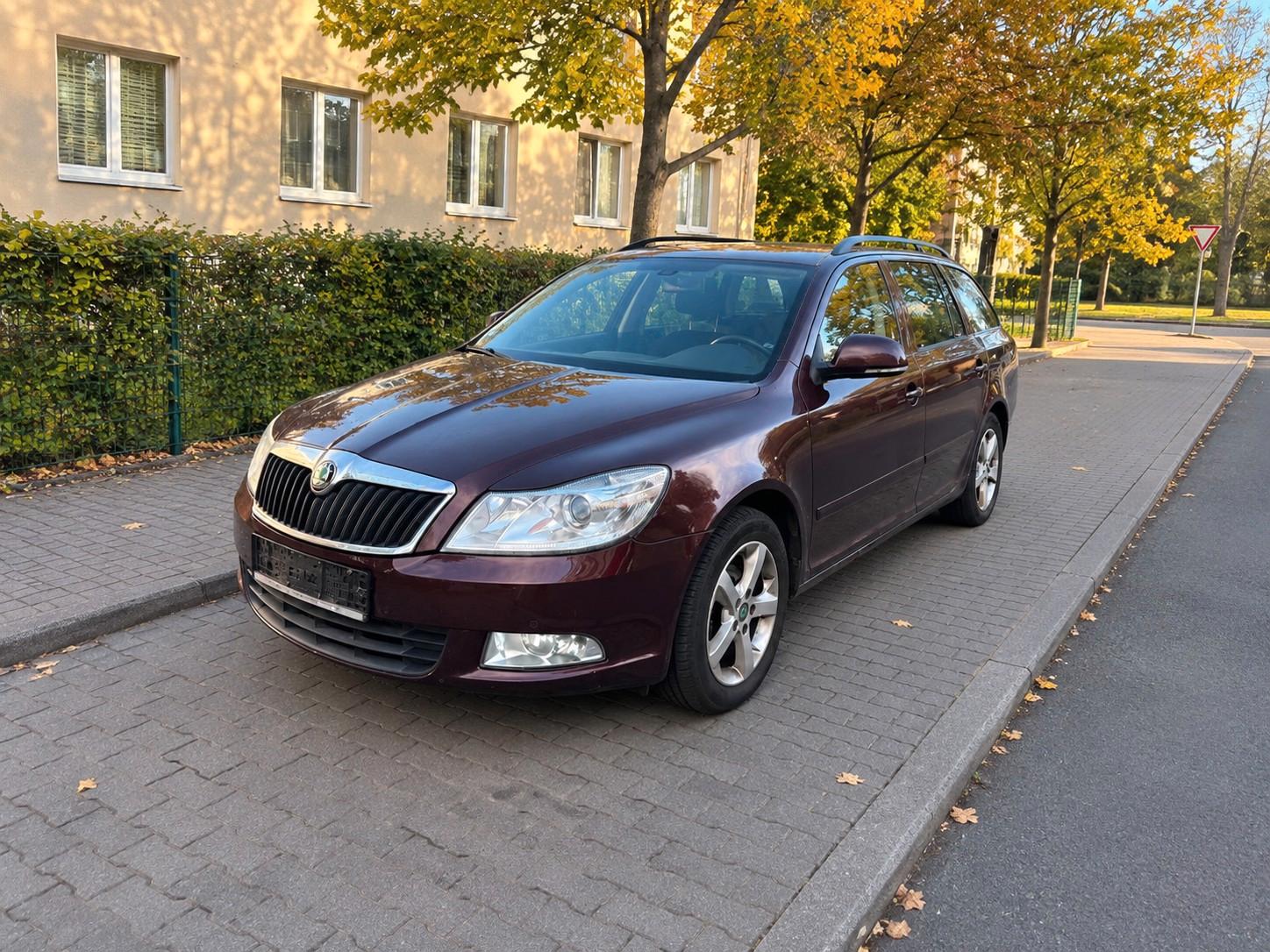 Skoda Octavia 2013 — rear view