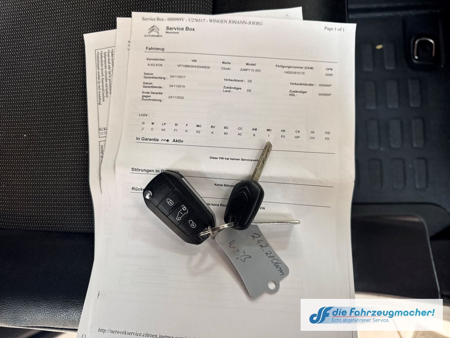 Fahrzeugabbildung Citroën Jumpy Kasten Profi XS 1.6 BlueHDi 115 FAP *EXPOR