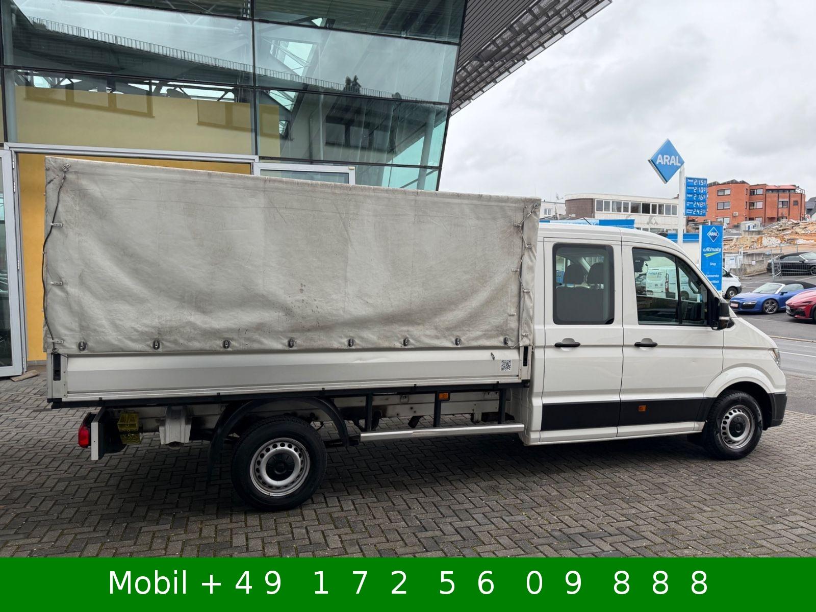 Volkswagen Crafter Pritsche Plane 35 DOKA lang FWD AHK 7Sit