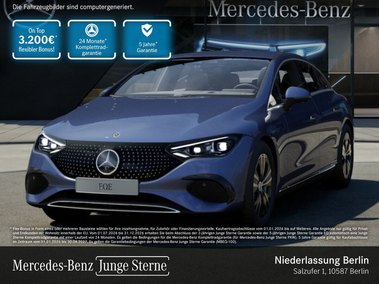 Mercedes-Benz EQE 300 EDITION ELECTRIC ART HI-LENK HUD AKUSTIC