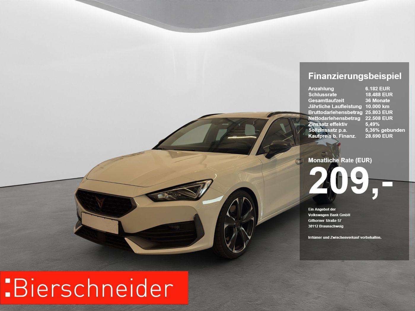 Cupra Leon SP 2.0 TSI DSG VZ LED+NAVI+19+SHZ+GRA