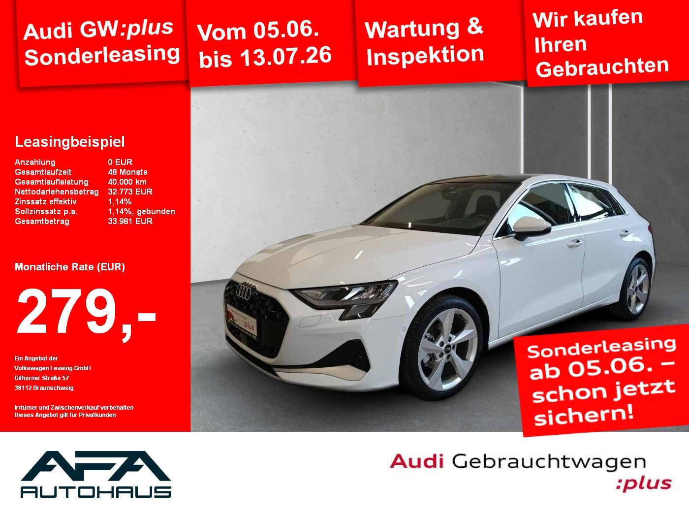 Audi A3 Sportback 30 Adv. S tr. Pano*StHz*RFK*ACC*NAV