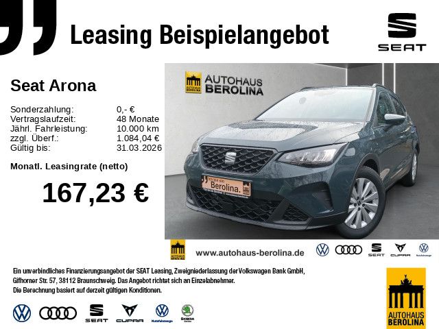 Seat Arona 1.0 TSI Road Edition DSG *NAV*GRA*PDC*SHZ*