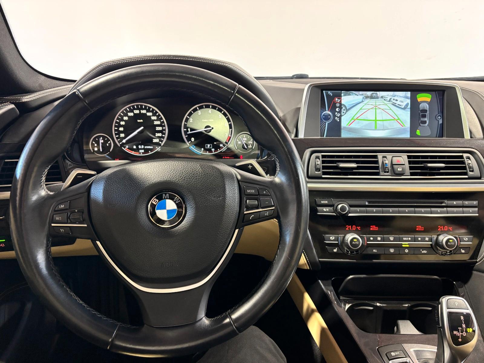 BMW 650i F13 xDrive Coupé V8 408 ch • BMW Individual • Cuir beige • Head-up • Toit pano • 19"