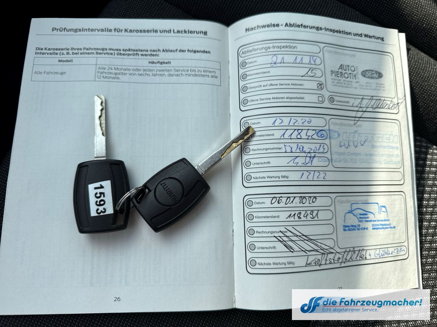 Fahrzeugabbildung Ford Transit Custom Kombi 300 L1 2.2 TDCi *1593 Expor