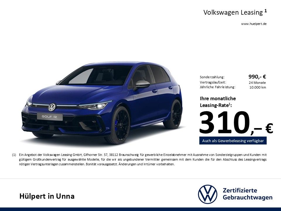 Volkswagen Golf VIII 2.0 R 4X4 CAM ACC LM19 NAVI LED foto 3