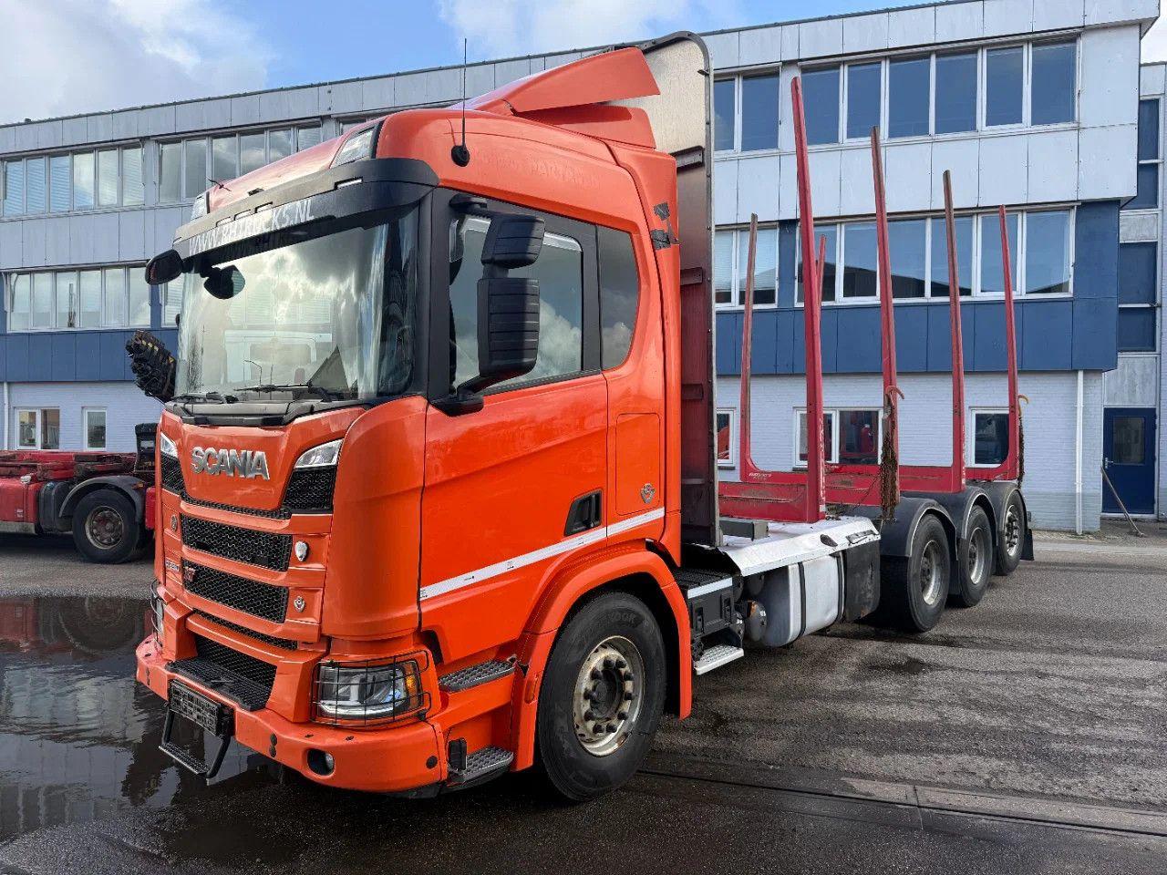 Scania R650 V8 XT 8X4 INTARDER, LAST AXLE LIFT AND STEE