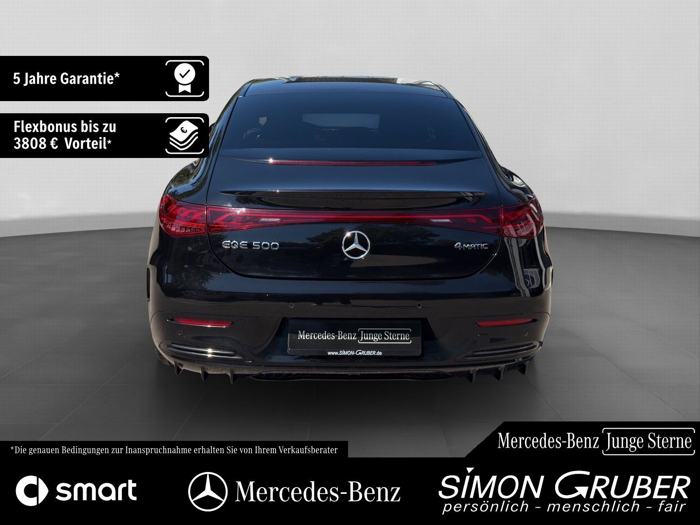 Fahrzeugabbildung Mercedes-Benz EQE 500 4M AMG Premium+ Nappa Hyper Pano Md 2025