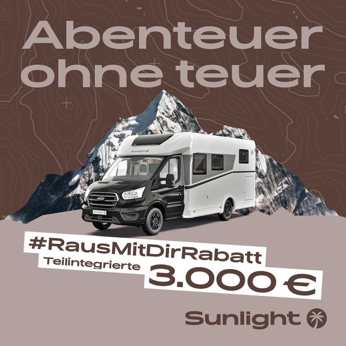 Fahrzeugabbildung Sunlight Adventure T Ford 680 Markise/Solar/SAT/Navi/