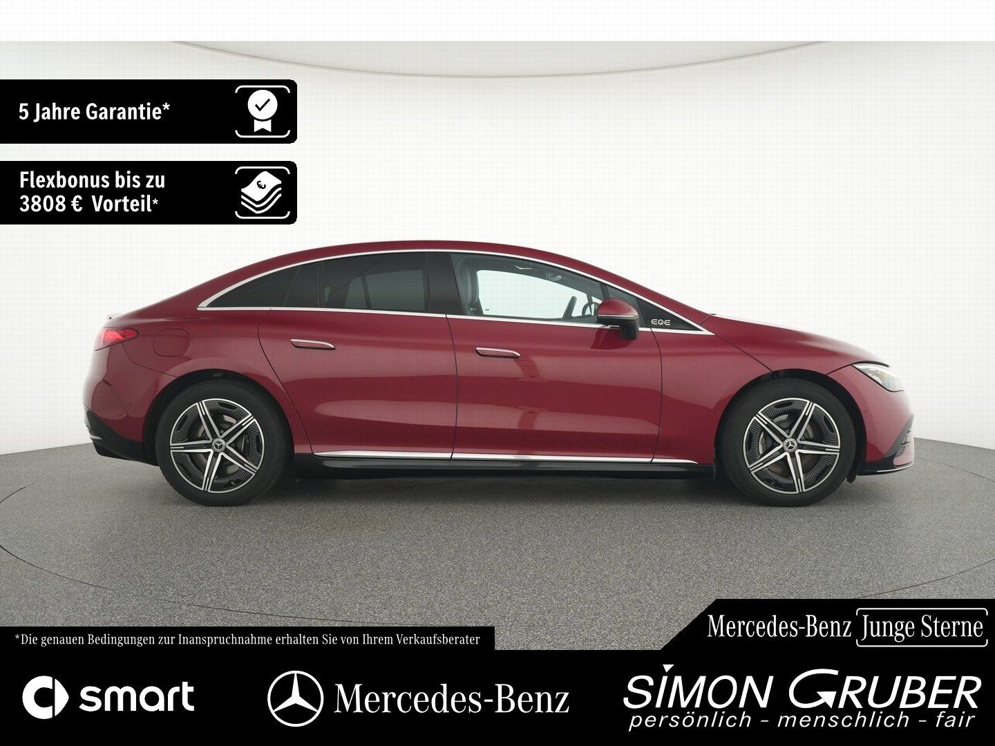 Fahrzeugabbildung Mercedes-Benz EQE 300 AMG Pano Ambi Memory LED Keyless Kamera