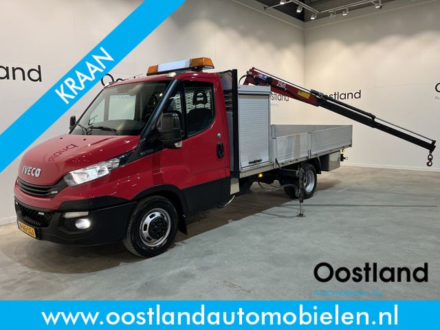 Iveco Daily 35S16 2.3 Open Laadbak / HMF Kraan / Euro