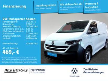 Volkswagen Leasingangebot: Volkswagen Transporter Kasten 2.0TDI AHK HECKFLÜGEL LED RFK