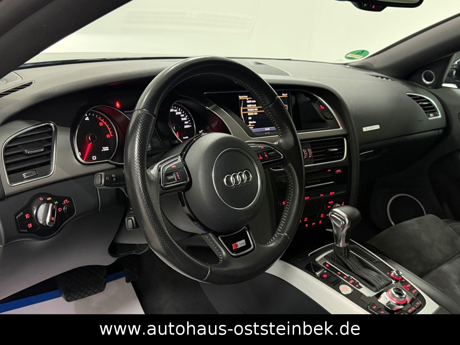 AUDI A5 3.0 TDI QUATTRO / S-LINE / BI-XEN / CAMÉRA / 4XSHZ / | 245 ch | BVA | DISTRONIC PLUS | CHAUFFAGE STATIONNAIRE / 5-SITZER | BANG U0026 OLUFSEN