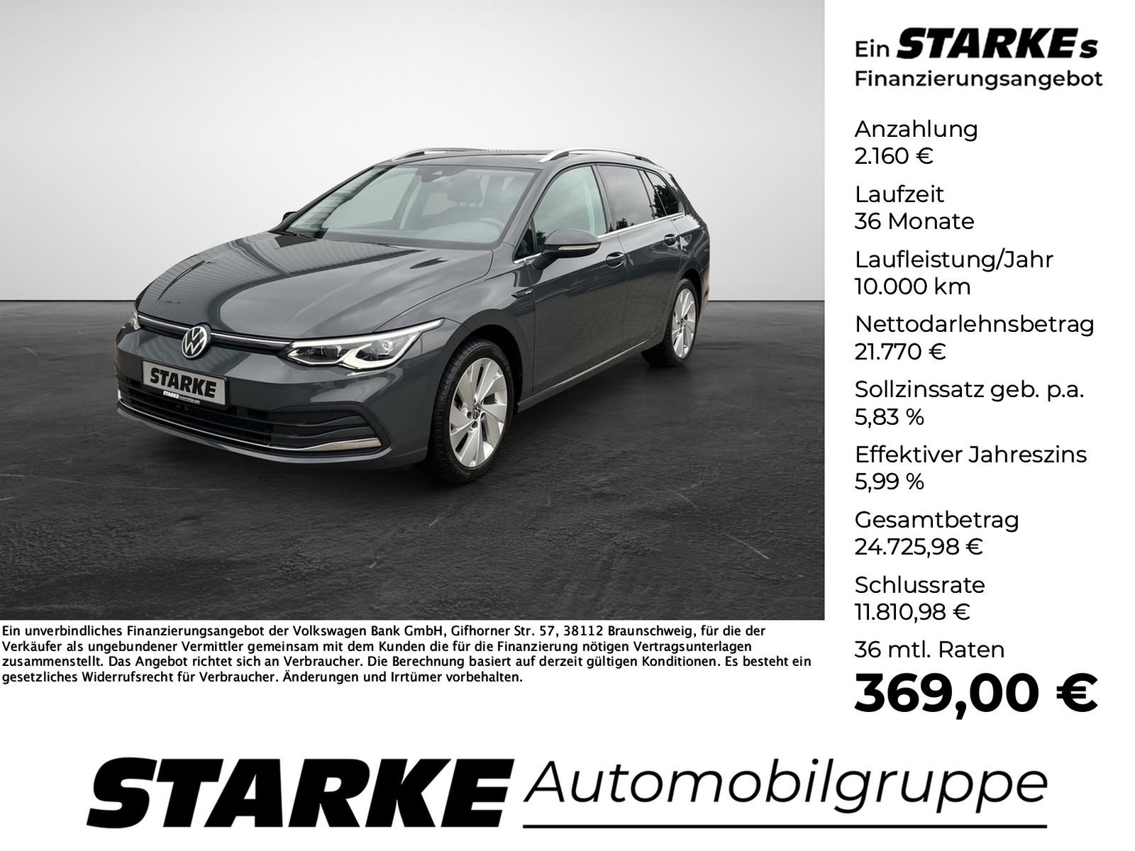 Volkswagen Golf 8 Variant  1.5 eTSI DSG Style  Navi LED Kam