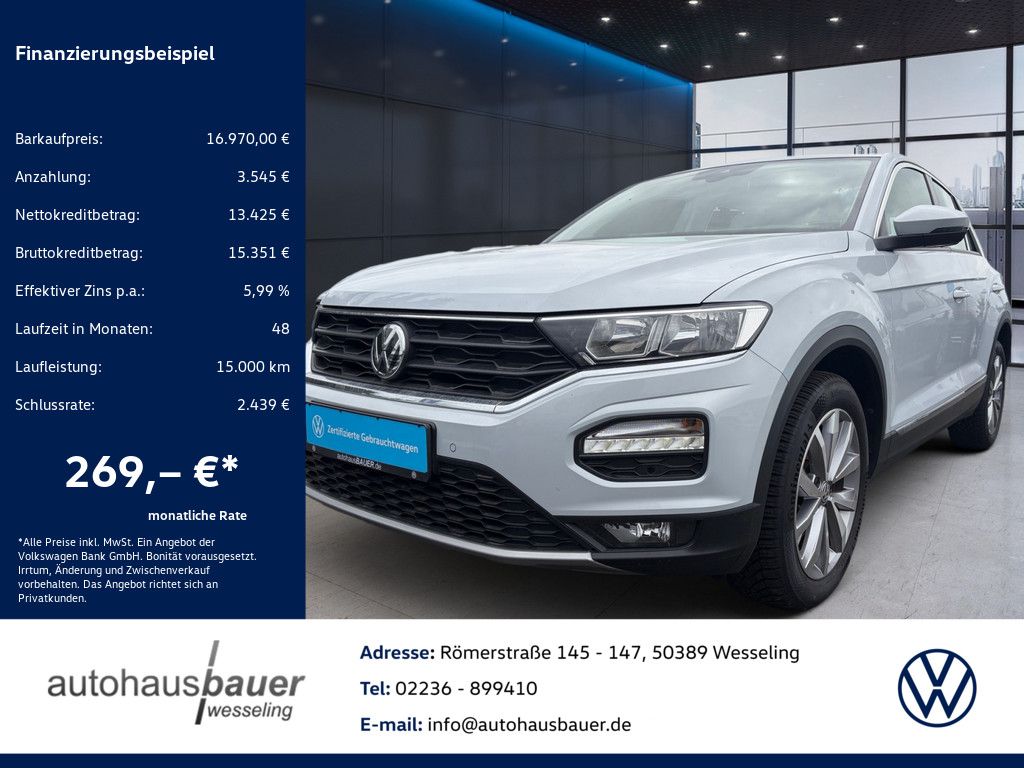 VW T-Roc 1.0 TSI Style PDC SHZ KAMERA NAVI ACC