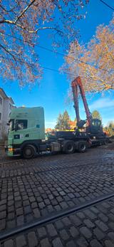 Scania R480 Sattelzug, 3 Achser Kombination, Tieflader