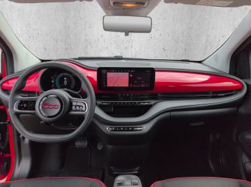 Fiat 500 e Cabrio Red +SHZ+SoundSys+SpurH+Winterp.