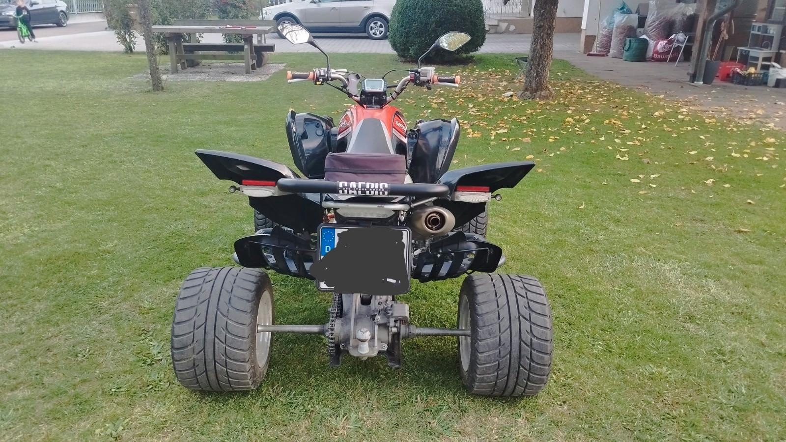 Yamaha Raptor 2008 — rear view