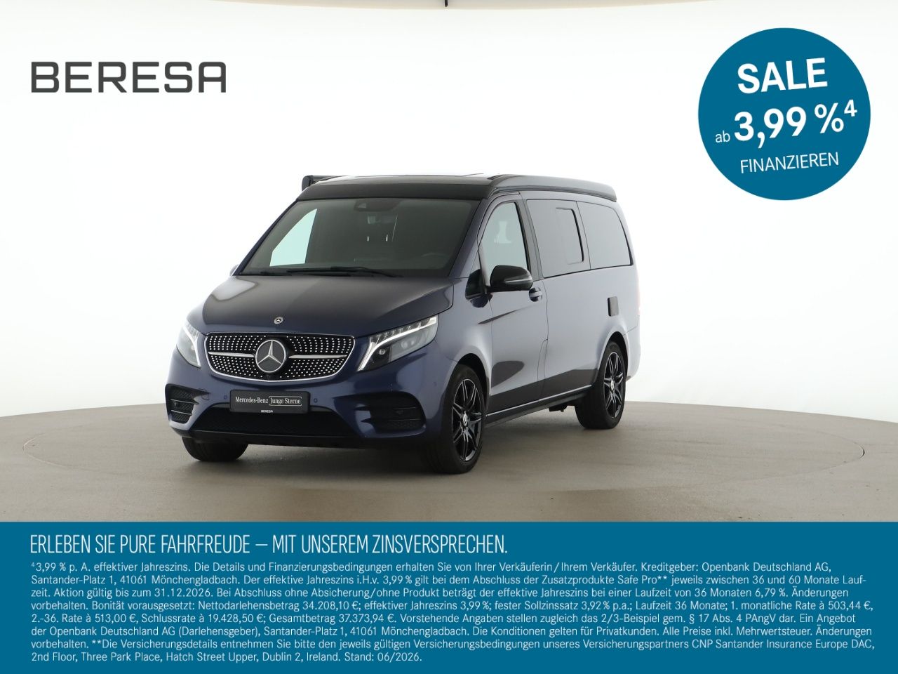 MERCEDES-BENZ V 300 d Marco Polo 4M AMG Airmatic SHD StandHz.