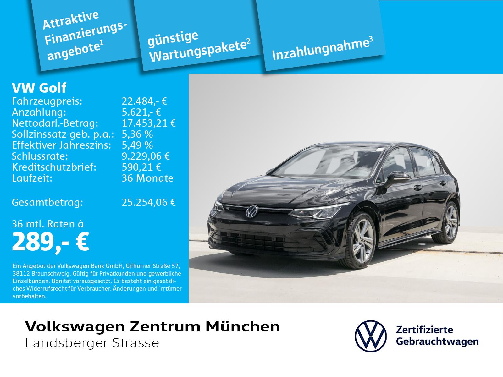 Volkswagen Golf VIII R-Line 1.5 eTSI ACC LED Navi ParkPilot, миниатюра 2
