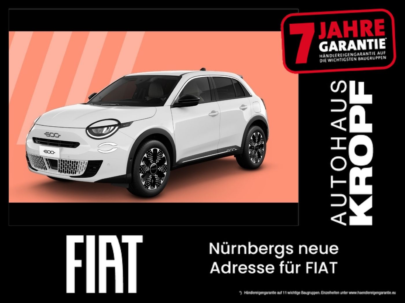 Fiat 600 MHEV Business Edition Abb. Sonderausstattung